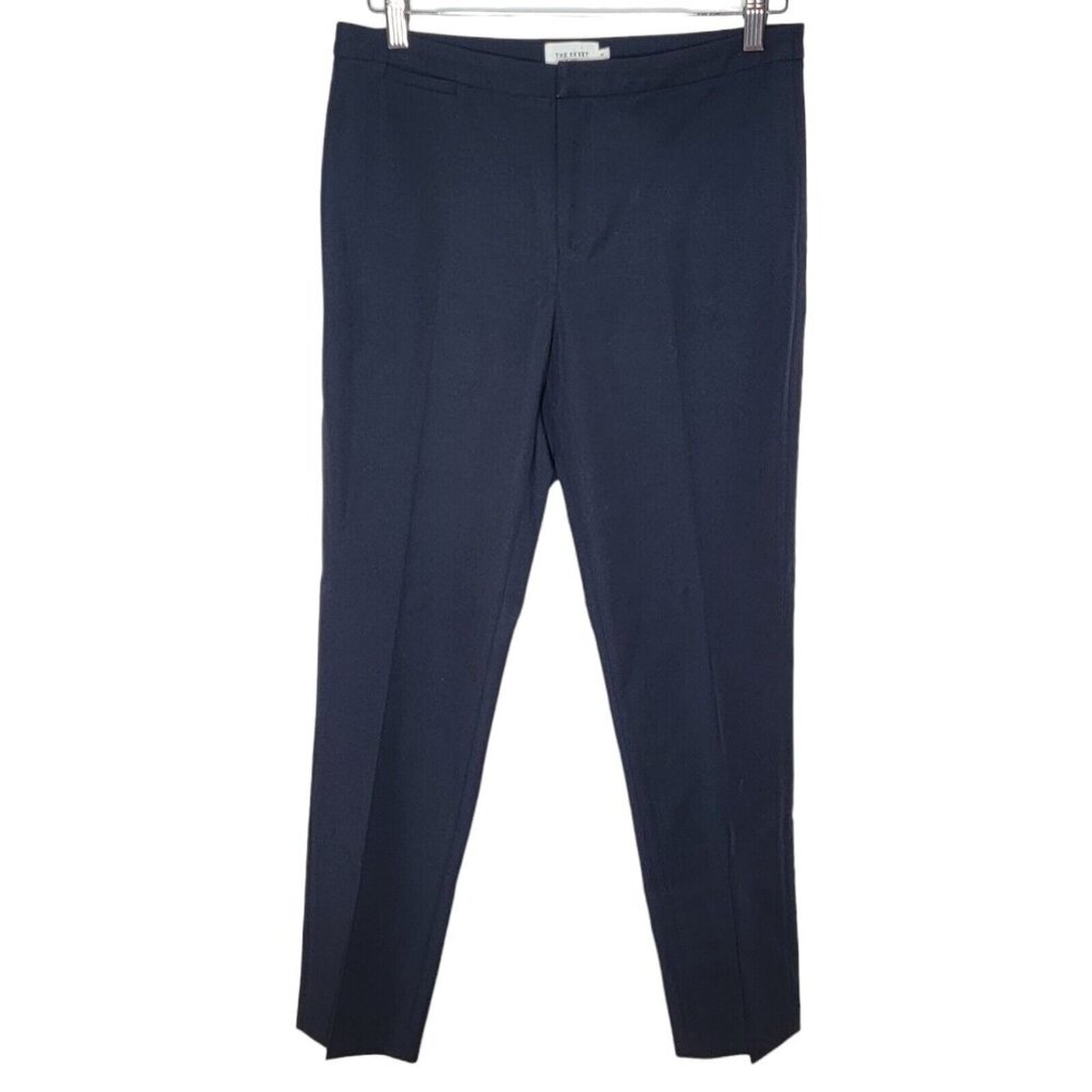 The Reset R Label Women's Medium Black‎ Slim Straight Rayon Work Dress Pants M